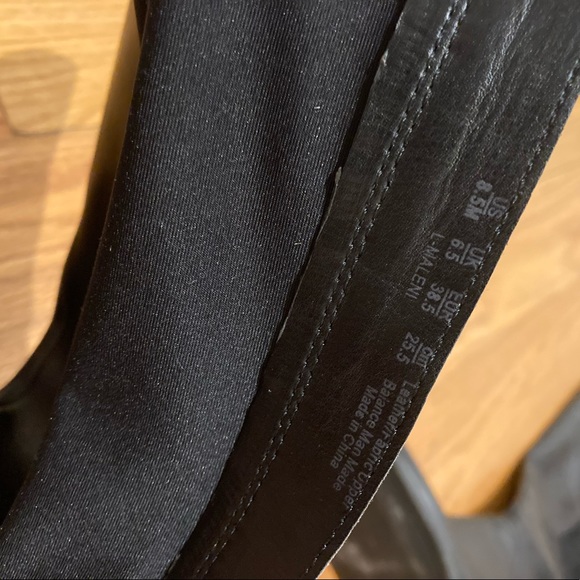 Franco Sarto Black Genuine Leather Riding Boot - New Condition - Picture 3 of 6